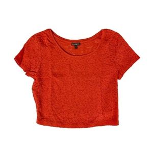 EXPRESS Lace Crop Top M
